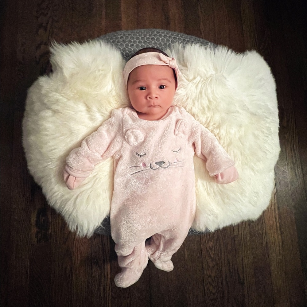 Fluffy mouse onesie